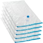 Housse sous - vide - tectake - lot de 5 housses de rangement sous vide  vtements taille l rutilisables ...