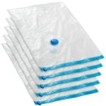 Housses sous - vide - tectake - lot de 5 housses de rangement sous - vide taille s rutilisables pour ...