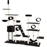 Arbre a chat - tectake - griffoir 261 cm snooky griffoir xxl + 1 hamac 218 x 70 x 261 cm syst�me anti ...