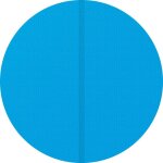 Couverture de piscine - tectake - b�che de piscine ronde film solaire auto - flottant en poly�thyl�ne ...