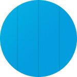 Couverture de piscine - tectake - b�che de piscine ronde film solaire auto - flottant en poly�thyl�ne ...