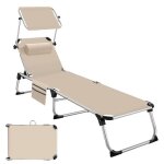 Bain de soleil - tectake - chaise longue transat de jardin aurelie en rglable 6 positions diffrentes ...