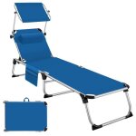 Bain de soleil - tectake - chaise longue transat de jardin aurelie en rglable 6 positions diffrentes ...