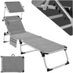 Bain de soleil - tectake - chaise longue transat lorella rembourr pliable dossier rglable 6 positions ...