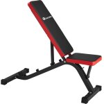 Banc de musculation - tectake - banc de musculation pour abdominaux rglable en hauteur 116 cm x 51 cm ...