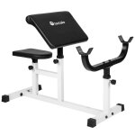 Banc de musculation - tectake - banc de musculation curl pupitre pour biceps rglable en acier 98 cm ...