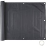 Brise - vue - tectake - panneau en pvc avec ?illets renforc�s en m�tal pour balcon et jardin 600 x 90 ...