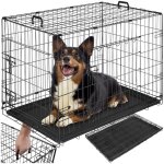 Cage de transport - tectake - caisse de transport pour chien luna pliable avec 2 portes et 2 poignées ... Cage de transport - tectake - caisse de transport pour chien luna pliable avec 2 portes et 2 poignées ...