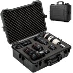 Caisson etanche camera - tectake - caisson valise pour appareil photo et camra etanche + 4 inserts en ...
