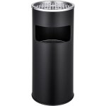 Cendrier - tectake - cendrier pour extrieur et intrieur sur pied avec poubelle et seau intrieur 12 ...