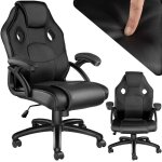 Chaise de bureau - tectake - fauteuil de direction gamer mike avec rembourrage épais et revêtement en ... Chaise de bureau - tectake - fauteuil de direction gamer mike avec rembourrage épais et revêtement en ...