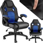 Chaise de bureau - tectake - fauteuil de direction gamer mike avec rembourrage pais et revtement en ...