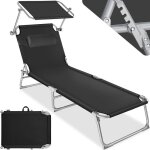 Bain de soleil - tectake - chaise longue transat de jardin chloe pliable 4 positions avec appui - tête ... Bain de soleil - tectake - chaise longue transat de jardin chloe pliable 4 positions avec appui - tête ...