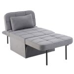 Fauteuil - tectake - chaise transformable 4 - en - 1 ponto rglable en hauteur en 6 positions structure ...
