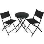 Ensemble table et chaises de jardin - tectake - lot de 2 chaises dextérieur bistrot düsseldorf pliable ... Ensemble table et chaises de jardin - tectake - lot de 2 chaises dextérieur bistrot düsseldorf pliable ...