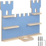Tectake tagre murale mylittlestory fortress jusqu 16 tonies style chteau fort avec bande magntique ...