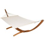 Hamac - tectake - hamac sur pied thorsten rglable en hauteur tissu rsistant pour une utilisation intrieur ...