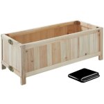 Carre potager - tectake - jardinire surleve blomster pliable avec film dtanchit et capacit 30l ...