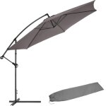 Parasol - tectake - parasol ciccio angle dinclinaison rglable  350 cm housse de protection incluse ...
