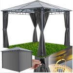 Barnum - tectake - pavillon de jardin caracas résistant aux intempéries panneaux de toit en polycarbonate ... Barnum - tectake - pavillon de jardin caracas résistant aux intempéries panneaux de toit en polycarbonate ...