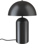 Lampe - tectake - petite lampe de table rétro altea en acier au design champignon - noir Lampe - tectake - petite lampe de table rétro altea en acier au design champignon - noir