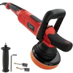 Lustreuse - tectake - polisseuse excentrique 1650  4800 tours par minute avec 1 disque et 1 eponge de ...