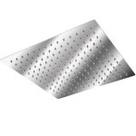 Pommeau de douche - tectake - pommeau de douche de tête carrée à effet pluie design en inox 30 cm x 30 ... Pommeau de douche - tectake - pommeau de douche de tête carrée à effet pluie design en inox 30 cm x 30 ...