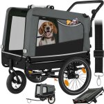 Remorque vélo - tectake - transport pour chien woofrider en tissu oxfort 600d multifonctions pliable ... Remorque vélo - tectake - transport pour chien woofrider en tissu oxfort 600d multifonctions pliable ...