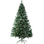 Sapin de no�l - tectake - arbre artificiel 180 cm avec 705 branches en pvc et support en m�tal - vert ...