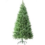 Sapin de nol - tectake - arbre artificiel 180 cm avec 742 branches en pvc et support en mtal - vert ...