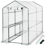 Tectake serre de jardin souple 223 m