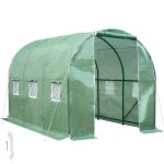 Serre de jardin - tectake - serre tunnel 114 m³ avec 6 fenêtres bâche résistante au gel et aux uvs 343 ... Serre de jardin - tectake - serre tunnel 114 m³ avec 6 fenêtres bâche résistante au gel et aux uvs 343 ...