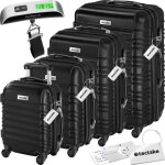 Set de valises - tectake - set de valises rigides mila 4 pi�ces p�se - bagages grande r�sistance plastique ...