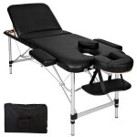 Table de massage - tectake - table de soin pliante réglable en hauteur 3 zones 61 cm de largeur - noir ... Table de massage - tectake - table de soin pliante réglable en hauteur 3 zones 61 cm de largeur - noir ...