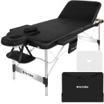 Table de massage - tectake - table de soin pliante 3 zones réglable en hauteur 78 cm de largeur - noir ... Table de massage - tectake - table de soin pliante 3 zones réglable en hauteur 78 cm de largeur - noir ...