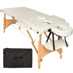 Table de massage - tectake - table de soin freddi 2 zones pliante et rglable en hauteur 210 x 95 x 62 ...