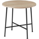 Table - tectake - table de salle à manger ennis ronde en bois et acier 80 x 76 - bois clair Table - tectake - table de salle à manger ennis ronde en bois et acier 80 x 76 - bois clair
