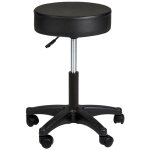 Tabouret - tectake - tabouret  roulettes werner avec revtement en cuir synthtique capact de charge ...