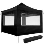 Barnum - tectake - tonnelle 3 x 3 m avec 4 rideaux olivia cordes de serrage piquets et sac de transport ...