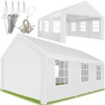 Barnum - tectake - tonnelle jasko 6 x 4 m systme  clic 4 lments latraux amovibles avec protection ...