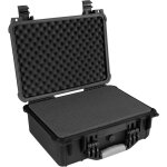 Caisson etanche camera - tectake - valise etanche pour appareil photo universel camra + 3 mousses 42 ...