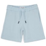 Short junior - teddy smith - narky 302 - bleu ciel - 100% coton - taille �lastique