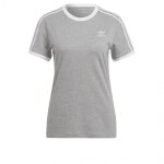 Tee - shirt femme - adidas originals - 3 stripes tee - manches courtes - gris Tee - shirt femme - adidas originals - 3 stripes tee - manches courtes - gris