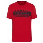 Tee - shirt - armani exchange - 6hztgd - zjh4z - 1851 - rouge - col rond - manches courtes