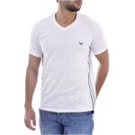 Tee shirt avec bande logo - emporio armani