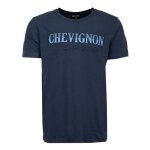 Tee shirt - chevignon - logo ray� - coton - manches courtes - col arrondi
