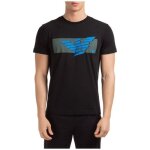 Tee - shirt ea7 emporio armani - rf. 3hpt48 - pjt3z - 1200. couleur : noir bleu. dtails. - encolure ...