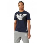 Tee - shirt ea7 emporio armani - r�f. 3lpt60 - pj3nz - 1554 - bleu - manches courtes - logo ea7