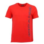 Tee - shirt ea7 emporio armani beachwear - homme - jaune - manches courtes - col rond
