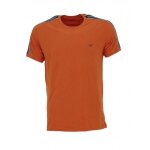 Tee - shirt ea7 emporio armani knitwear longewear - orange - homme